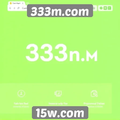 Análise da interface do usuário no site 333m.com